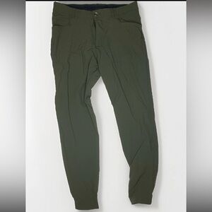 BYLT Ace Jogger Pants Men's 32 Olive Green Stretch Performance Athleisure